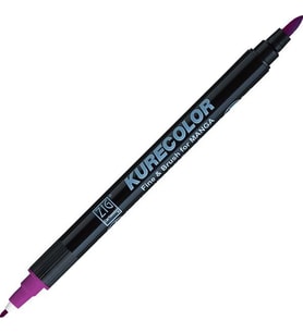 Zig Kurecolor Fine & Brush for MANGA Marker Çizim Kalemi 637 Purple 