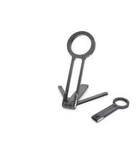 Manyetik Katlanir Masaüstü Telefon Standi Metal - Siyah ND8030