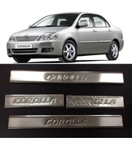 Toyota Corolla Kapı Eşiği Kromu Nikelajı 2001-2006