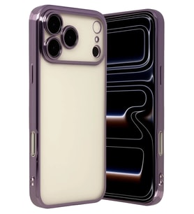 iPhone 17 Pro Razer Lensli Silikon - Mor