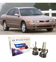 Mitsubishi Galant Led Xenon Uzun + Kısa Far Ampulü H4 Mono Yeni Seri Beyaz 1994 - 1997