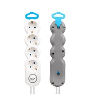 Vea VE-2S4S 4 Lü 1.5 Metre Kablolu Anahtarlı Grup Priz