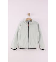 Monox Çocuk Unisex Parmak Geçmeli Polar Ceket (Yeşil)
