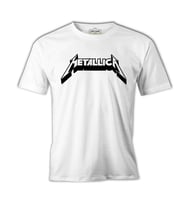 Metallica Logo - Stroke Beyaz Erkek Tshirt