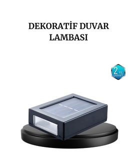 6 Led Güneş Enerjili Sensörlü Lamba – Akıllı Işık Sensörlü, Tasarruflu Bahçe Aydınlatma