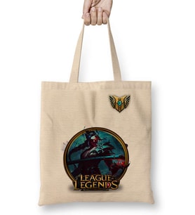 Kayn LoL League Of Legends Bez Çanta Uzun Saplı