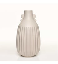 Vitale Antıque Krem Vazo Orta 17*17*33 Cm AK.JL0054