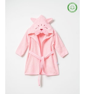 Kedicik Bornoz Pembe