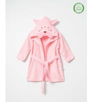 Kedicik Bornoz Pembe