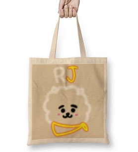 Bt21 Glowing RJ Bts Bez Çanta Uzun Saplı