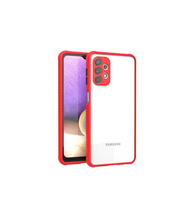 Samsung Galaxy A32 4G Uyumlu Kılıf Zore Kaff Kapak (Kırmızı)