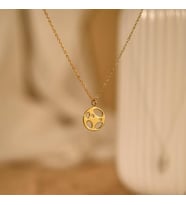 Kişiye Özel Gezegen Model Kolye 925K Gümüş (Gold)