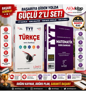 TYT Türkçe ve Matematik Soru Bankası Seti 2 Kitap Set