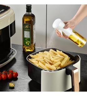 200 ml Yağ Sirke Sos Sprey Püskürtücü Cam Şişe Airfryer Yağ Spreyi Sızdırmaz Yağdanlık Şişesi (Karışık)