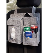 -oceanstyle Ergonomik Boy Araç Içi Koltuk Arkası Örganizer Keçe Çanta (Siyah)