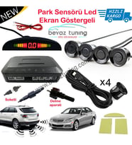 Park Sensörü Led Ekranlı Ses İkazlı Siyah