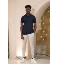 Paul Martin Örme Polo Yaka Regular Fit Pamuklu Ve Likralı T-shirt