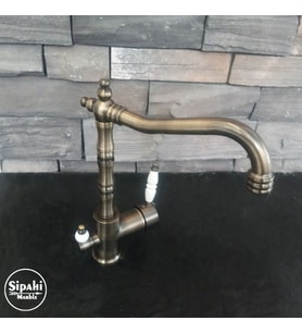 Sipahi Marble Antik Eskitme Arıtmalı Rustik Batarya