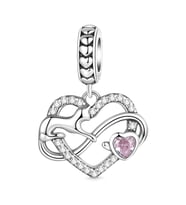 Nur Silver Gnoce Infinity Love Sallantılı Gümüş Charm NUR-CM00355