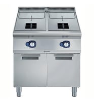 Electrolux Professional 2x15 Lt Gazlı Fritöz, 1 V-tip Hazneli, Brulörler Hazne Dışında, 2 Sepetli - 800 Mm E9FRGH2GF0