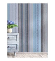 Dreamwall Dokulu Kumaş Desenli Silinebilir Sağlıklı Tekstil Duvar Kağıdı (Çok Renkli)