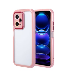 Xiaomi Redmi Note 12 Pro 5G Uyumlu Kılıf Kamera Korumalı Renkli Kenar ve Çerçeve Tasarımlı Zore Vitamin Kapak
