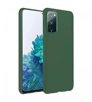 Samsung Galaxy S20 FE İnce Mat Silikon Kılıf Haki