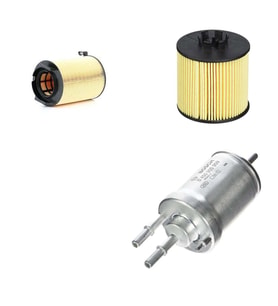 Bosch Filtre Bakım Seti Volkswagen Jetta 1.4 TSI 2007-2008 122 Beygir CAXA Motor Hava + Yağ f. + Yakıt Filtre Bosch