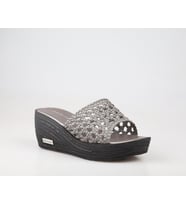 Pierre Cardin Pc-3530 Ortopedik Platin Kadın Terlik (Gri)