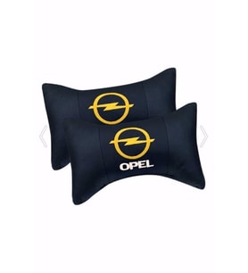 Opel Crossland koltuk koltuk kılıf uyumlu yastık - araç logo ve marka nakışlı 2li set