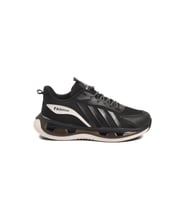Mc Jamper Siyah Memory Foam Hafif Esnek Bağcıklı Erkek Sneaker 2287 M (Siyah - Beyaz)