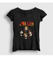Presmono Kadın Siyah Band V3 Pink Floyd T-Shirt 395018tt