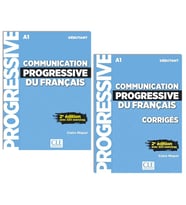 Communication progressive du français A1 - 2e édition Avec 320 exercices  Livre + Corriges + Audios