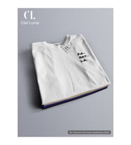 Nevermind Unisex Be Calm Özel Tasarım - Oversize T-Shirt (Beyaz)