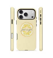 iPhone 17 Pro Max Vorian Çift Katmanlı Kılıf Just A Girl Lemon