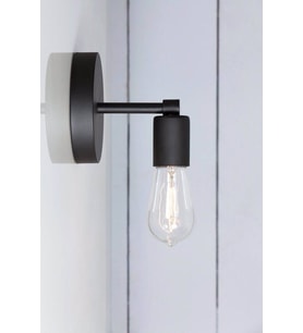 RİOLİGHT MODERN METAL APLİK (Siyah - Beyaz)