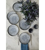 Professional Monoform Nordic Pasta Tabağı 22 Cm 6 Adet 23341 (Çok Renkli)