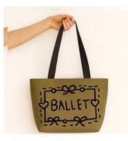 Ballet Amour Tasarım Mat Saten Çanta (Haki)