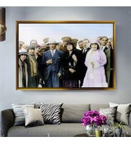 Altın Çerçeveli dekoratif tablo a1128 (Gold)