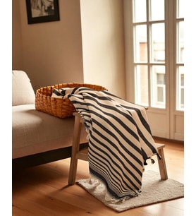 Doğal Pamuk , Yumuşak Çift Kişilik Pike , Çok Amaçlı Örtü , Koltuk Örtüsü 280 x 300 Cm - Zebra