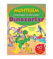 Muhteşem Çıkartmalar Aktiviteler - Dinozorlar