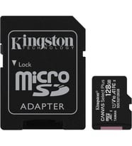 Kingston Canvas Select Plus 128Gb Uhs-I, U1, V10 Microsd Hafıza Kartı Sdcs2/128Gb Siyah (Çok Renkli)