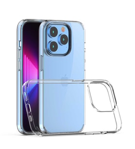 Apple iPhone 14 Pro Max Kılıf Full Şeffaf Sararmaz Kapak (Renksiz)
