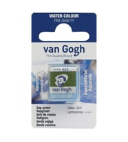 Talens Van Gogh 1/2 Tablet Sulu Boya 623 Sap Green 