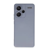 Xiaomi Redmi Note 13 Pro Plus Kılıf Nano İçi Kadife Silikon - Gri