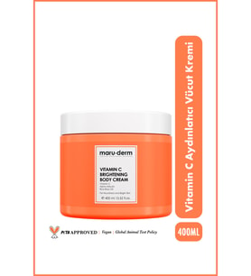 MaruDerm Vücut Kremi Vitamin C Aydınlatıcı Vücut Kremi 400 ml