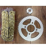 Kuba Tk 03 Zincir Dişli Seti Oringli Gold sarı Zincir Supermoto