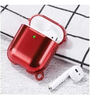 Electroplate AirPods Kılıf, Kırmızı