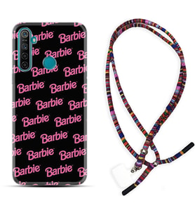 Realme 5i 5 Pro 6i 7 Pro 8 Kılıf Boyun Asklı Rasta Silikon Barbie 1404