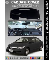 HONDA CIVIC FD6 (2005-2011) Torpido Örtüsü Torpido Koruma Tam Uyum Çatlamayı Önler Kolay Montaj